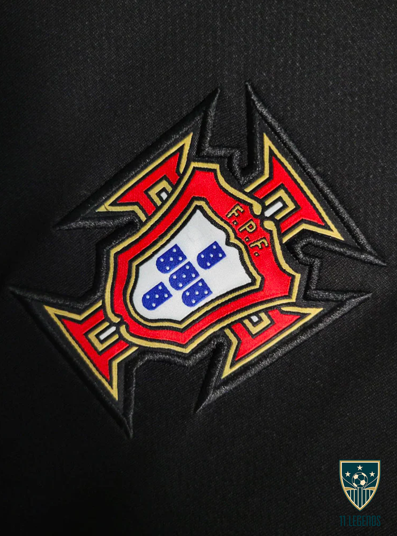 CAMISETA PORTUGAL 2006 - 2ª equipación (NEGRO) 