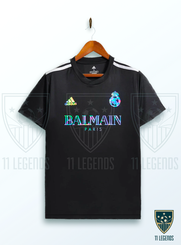 REAL MADRID x BALMAIN SHIRT - BLACK