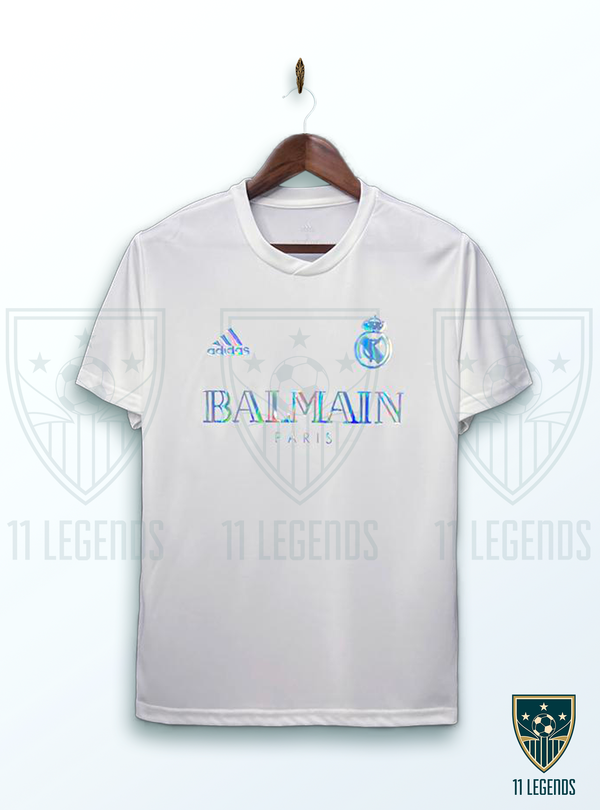 REAL MADRID x BALMAIN SHIRT - WHITE