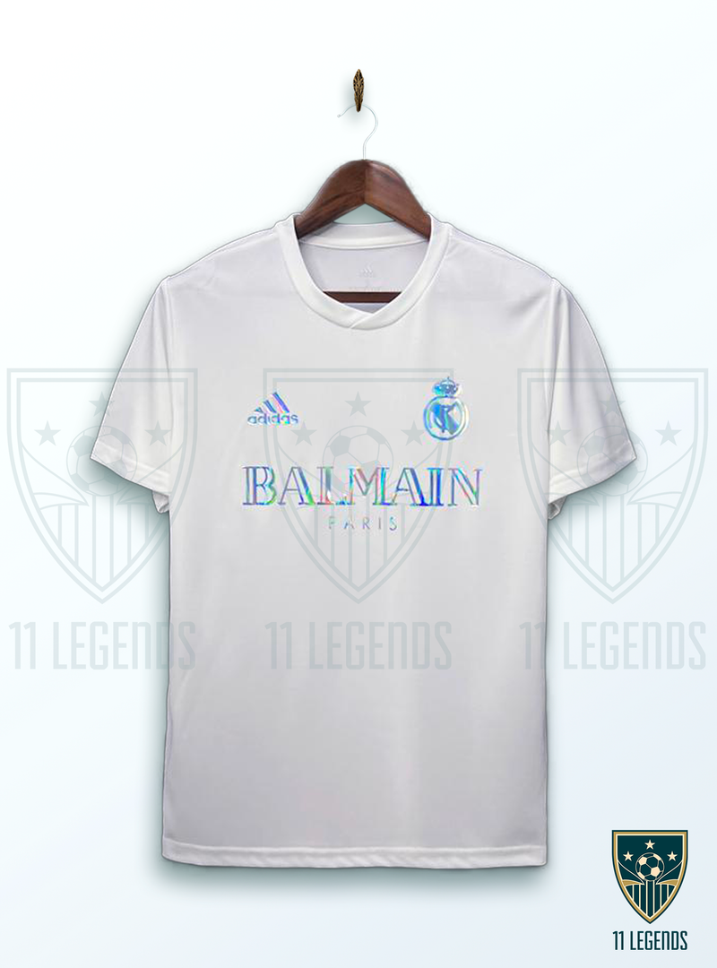 REAL MADRID x BALMAIN SHIRT - WHITE