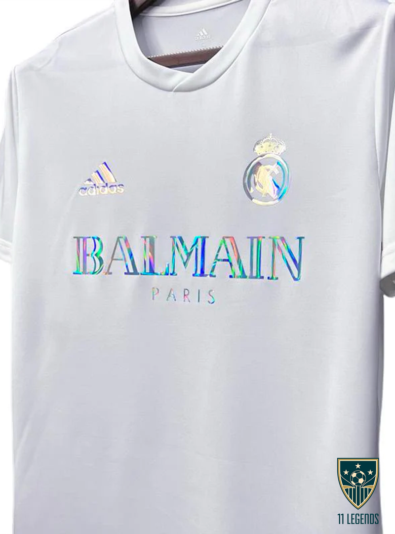 REAL MADRID x BALMAIN SHIRT - WHITE