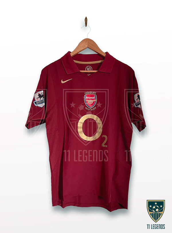 ARSENAL 2005 2006 SHIRT - HOME