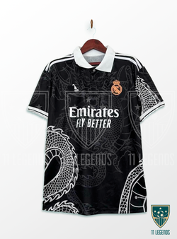 REAL MADRID SHIRT - BLACK DRAGONS