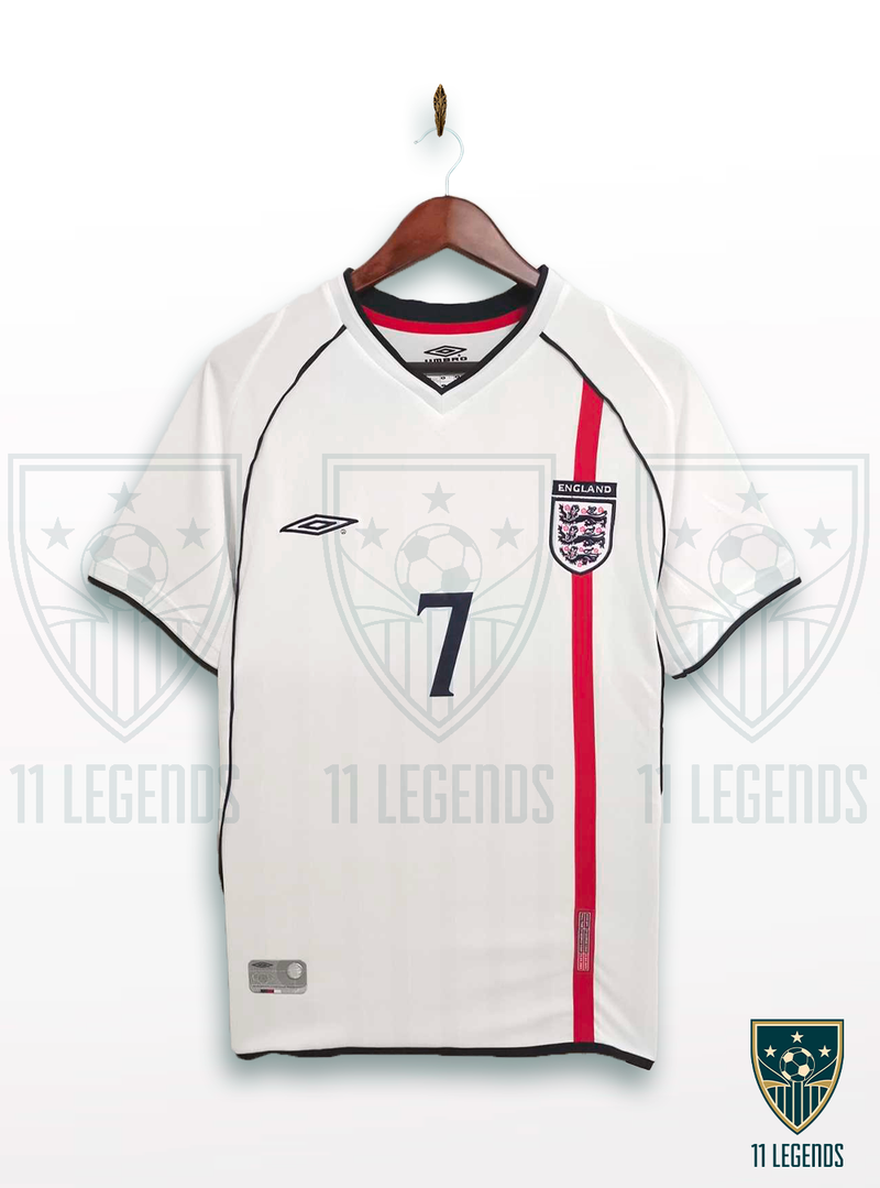 CAMISETA INGLATERRA 2002 - INICIO 